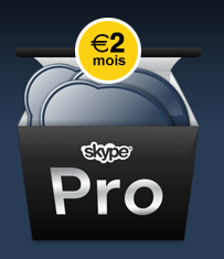  Skype Pro à 2 euros par mois !