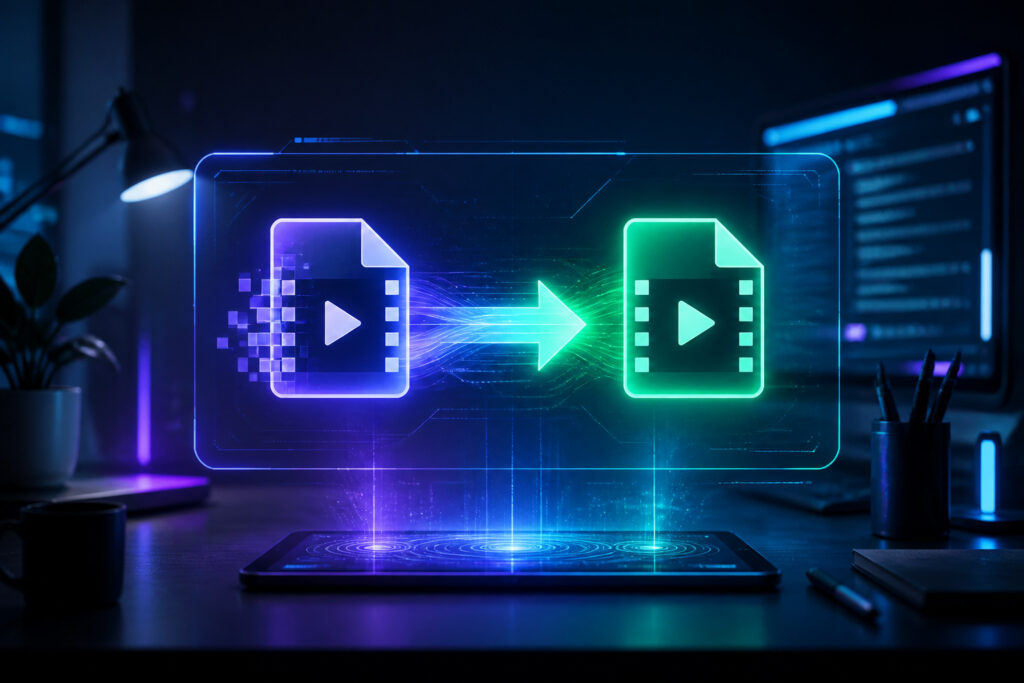 Conversion de fichiers video numerique