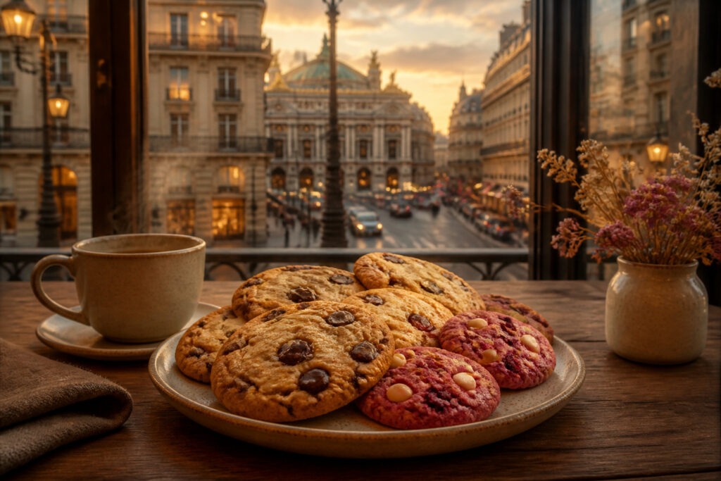 Douceur parisienne et cookies gourmands